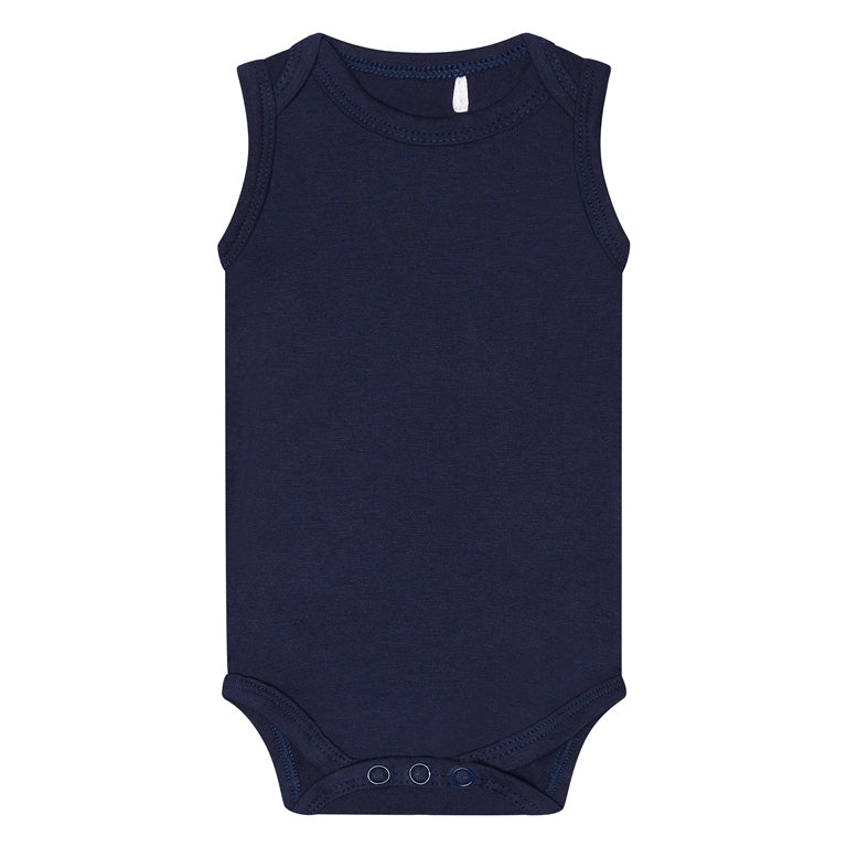 Dirkje Basic Baby Body – Ärmellos – Navy