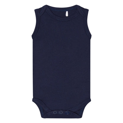 Dirkje Basic Baby Body – Ärmellos – Navy