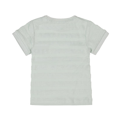 Dirkje Jungen T-Shirt blau gestreift Frottee