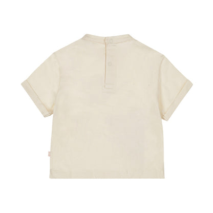 Dirkje T-Shirt für Mädchen – Lockerer Sitz & verspielte Taschen (Off-White)